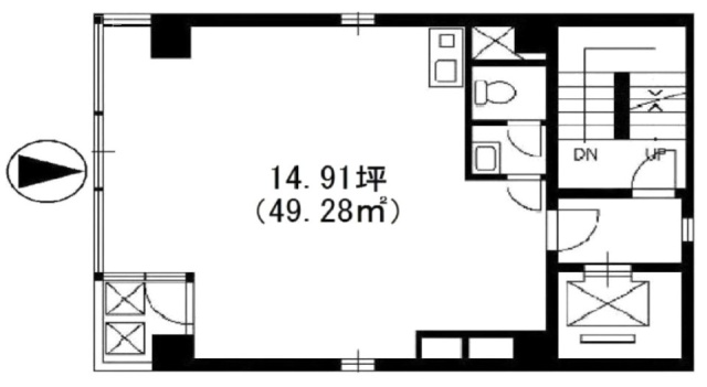 外神田6丁目ビル4F 間取り図