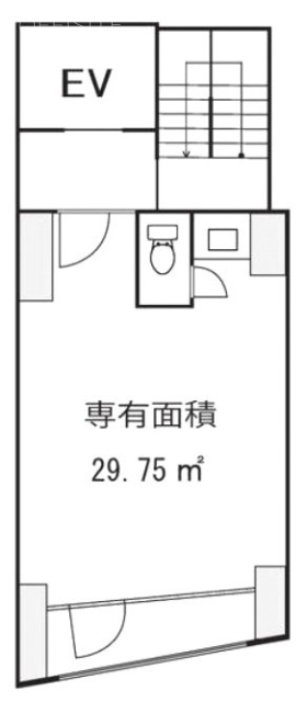 道玄坂イトウビル5F 間取り図