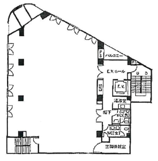 石山ビル1F 間取り図