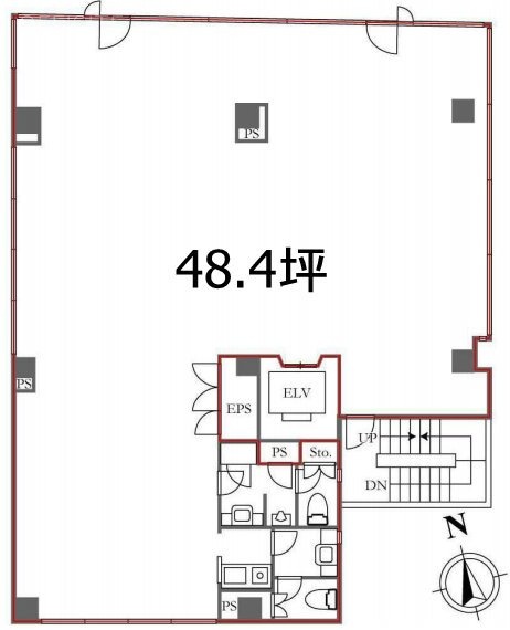 平河町宮川ビル1F 間取り図