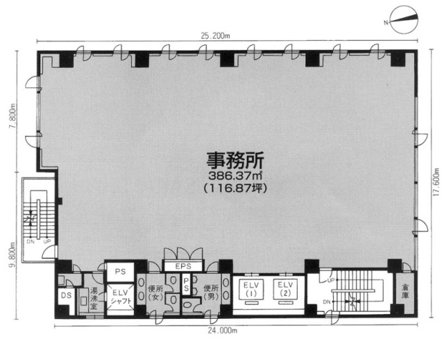 宍戸ビル5F 間取り図