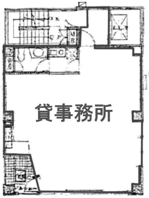 九段サザンビルB1F 間取り図