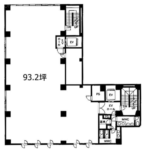 あいおい損保新宿東共同ビル6F 間取り図