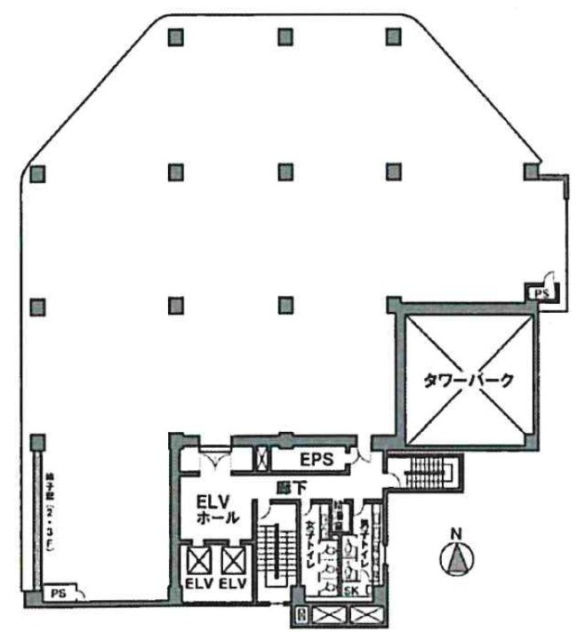 岩本町ビル8F 間取り図