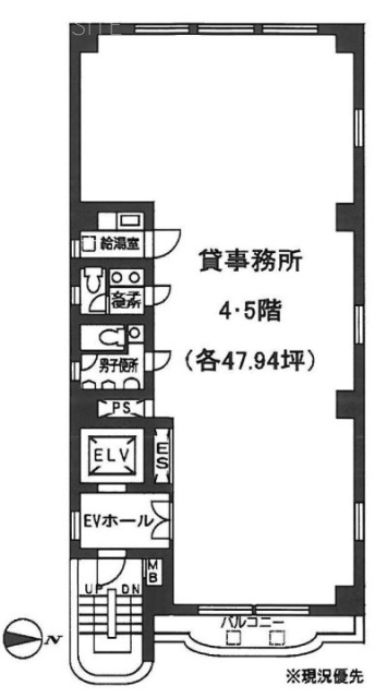 上野SKビル3F 間取り図