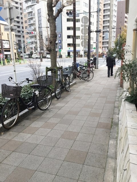 八丁堀東豊エステート ビル前面道路