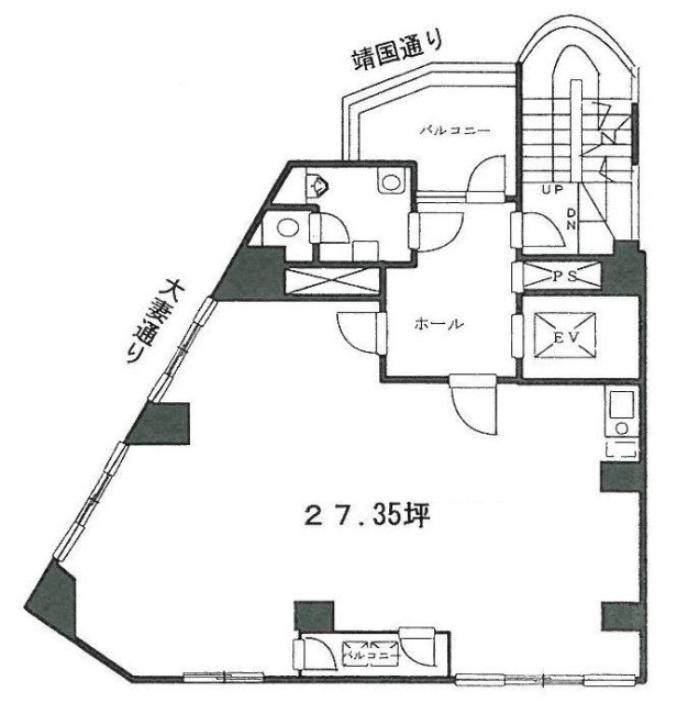 第三早川屋ビル5F 間取り図