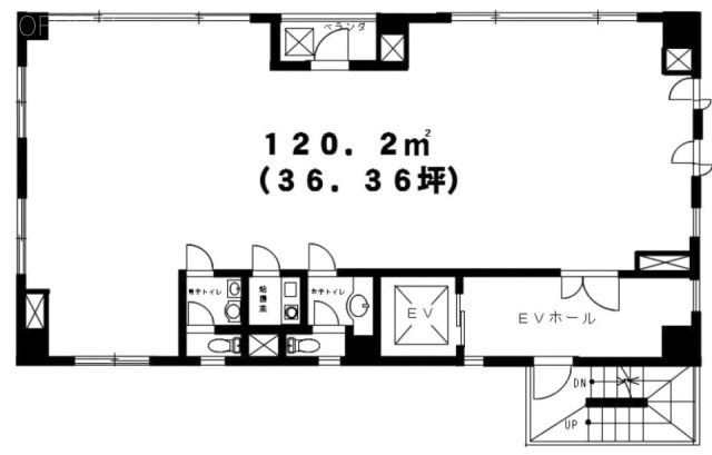 KFビル2F 間取り図