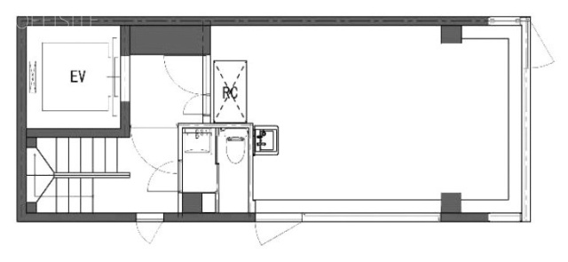 元屋ビル新富町B1F～5F 間取り図