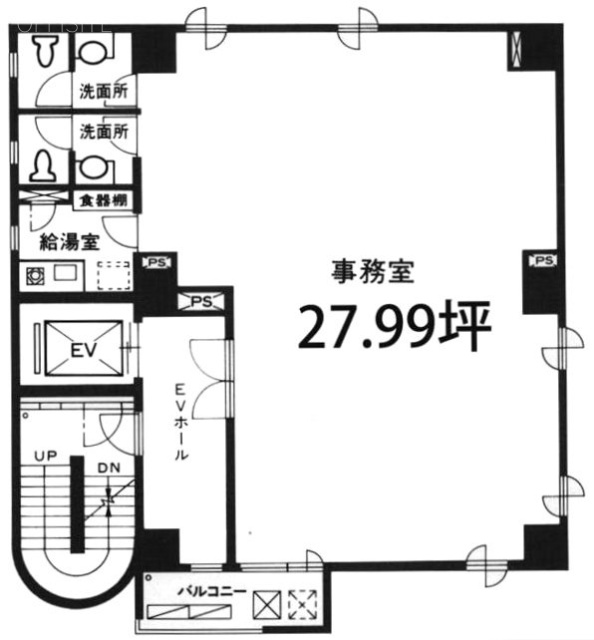 両国STビル5F 間取り図