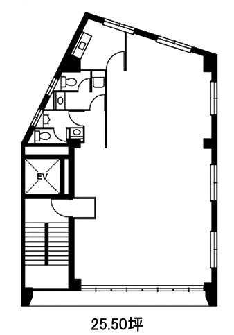 加賀屋北口ビル5F 間取り図