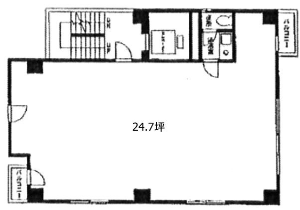 長谷川ビル7F 間取り図