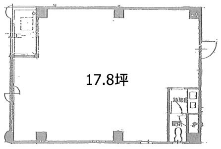 井手口ビル6F 間取り図