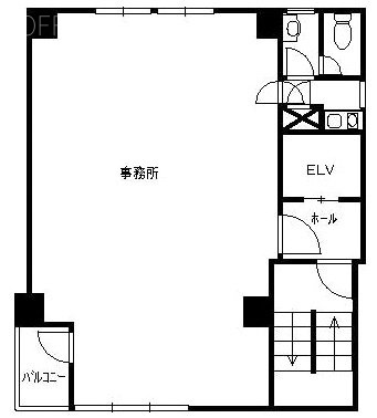 今井ビル4F 間取り図
