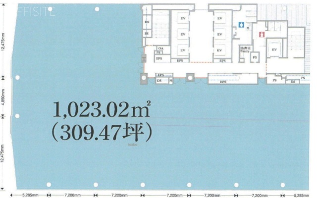 住友不動産神田ビル11F 間取り図