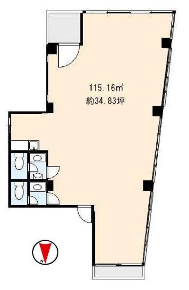 桂ビル5F 間取り図