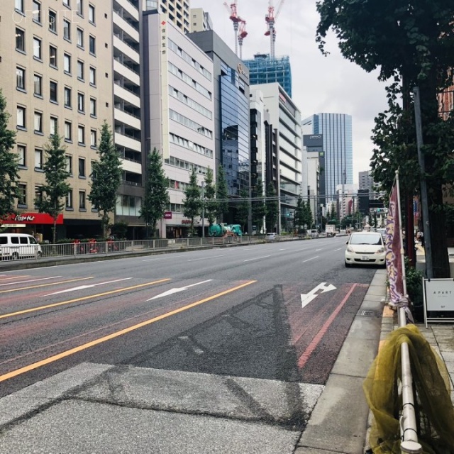 尾家(オカ)ビル ビル前面道路