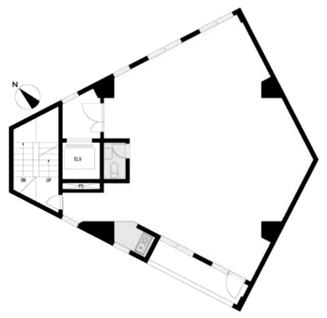 第4太平ビル4F 間取り図