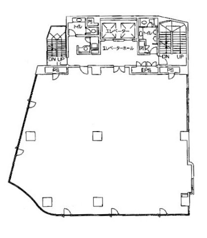 高田馬場216ビル201 間取り図