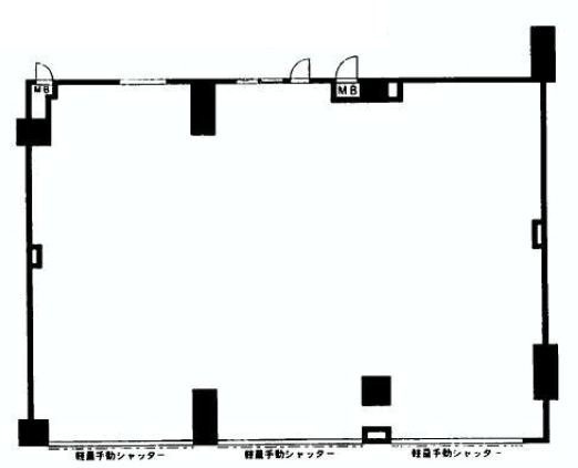 アネックスKビル1F 間取り図