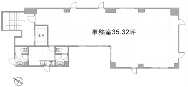 矢澤ビル2F 間取り図