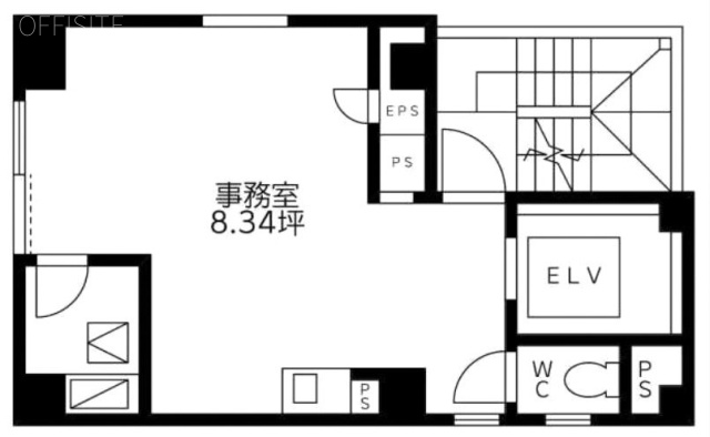 GM九段下ビル6F 間取り図