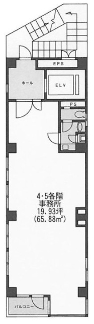 ヤナギヤビル2F 間取り図