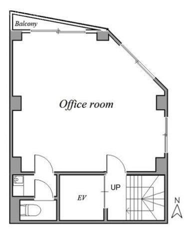 日比谷不動産ビル3F 間取り図