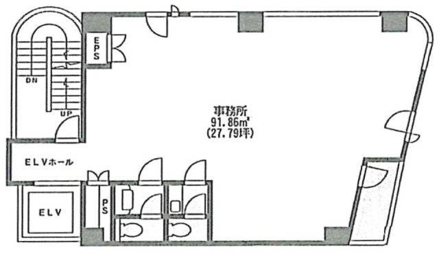 高島ビル7F 間取り図