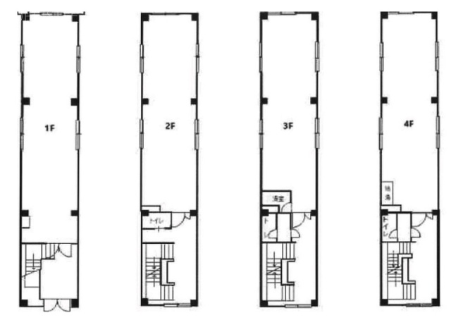 三秀ビル1F 間取り図