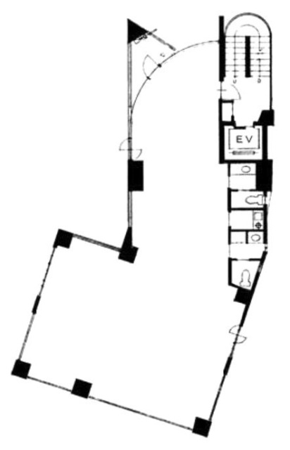 WATANABEビル6F 間取り図