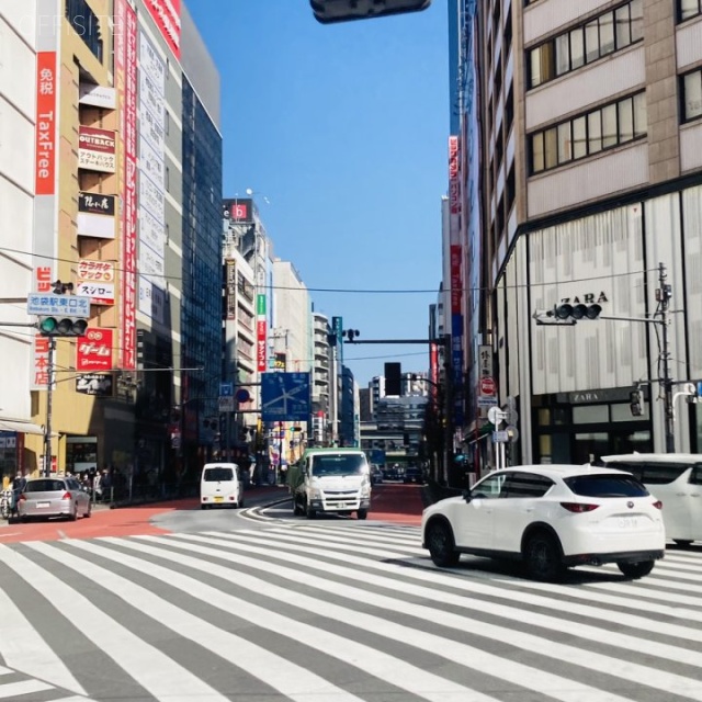 菊邑91ビル ビル前面道路