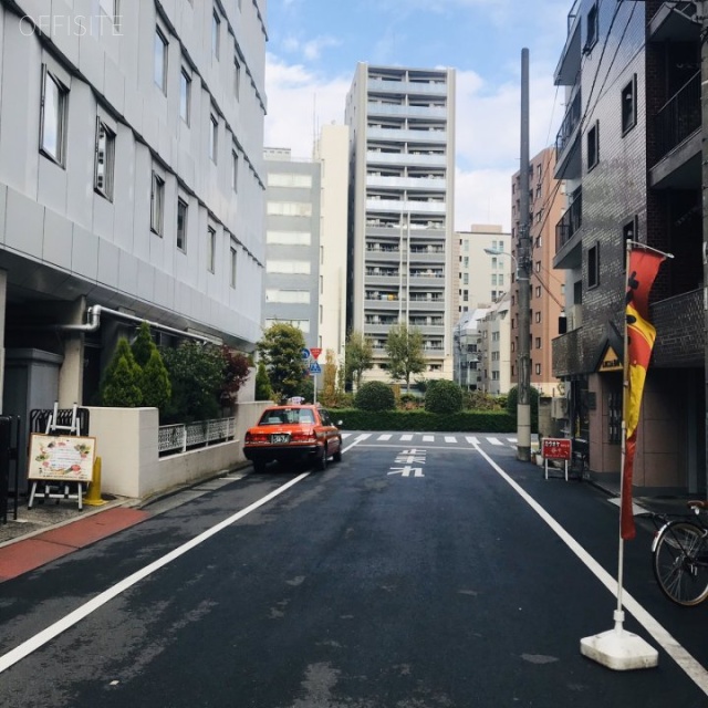 (仮)築地二丁目ビル ビル前面道路