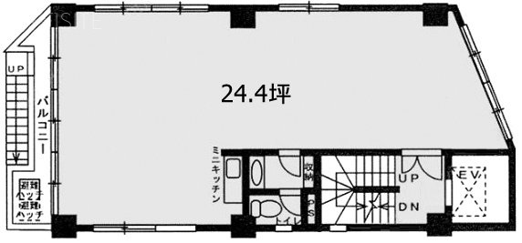 元屋ビル亀有3F 間取り図