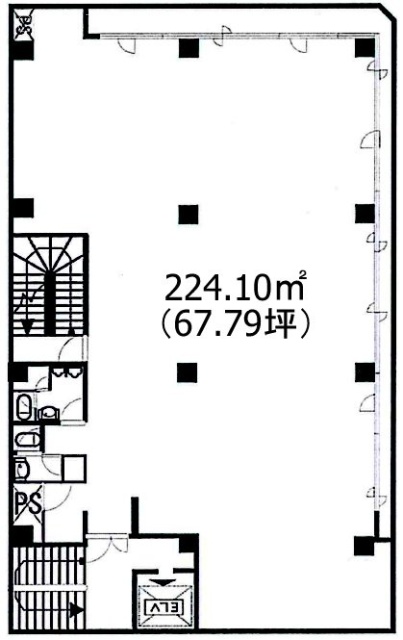 瀧島ビル4F 間取り図