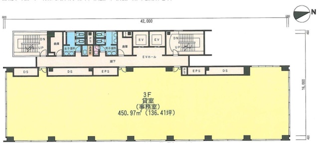 横河(ヨコガ)ビル6F 間取り図