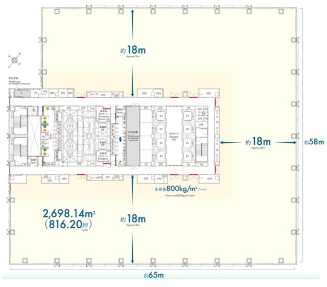 住友不動産新宿ガーデンタワー5F 間取り図