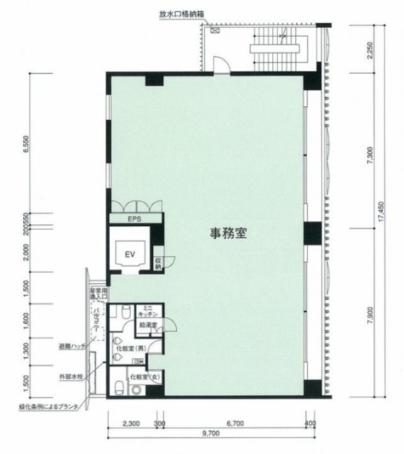 赤坂フェニックスビル3F 間取り図