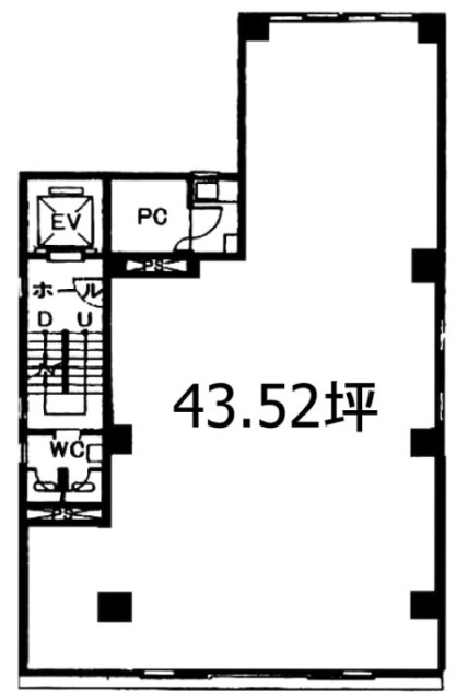 くりはらビル1F 間取り図