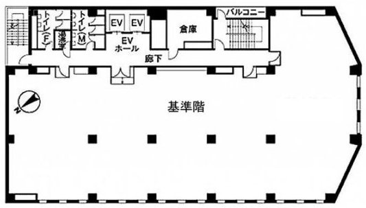 第28興和ビル8F 間取り図