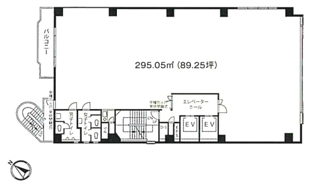 菊邑91ビル1F 間取り図