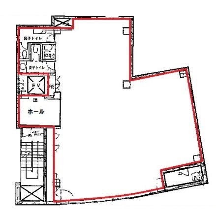 あいおい都信ビル8F 間取り図