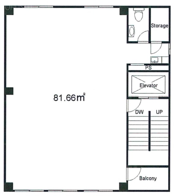 紫弘ビル2F 間取り図
