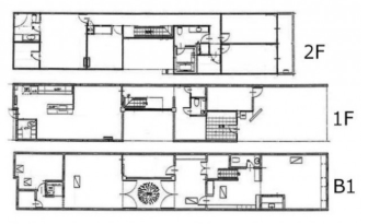 南青山7丁目戸建てビルB1-2 間取り図