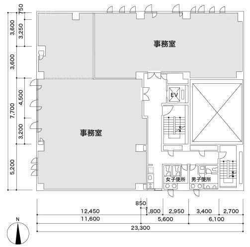 サンライト701 間取り図