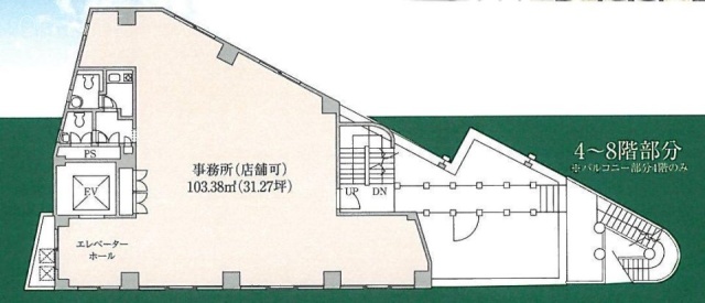 南麻布セントレ202 間取り図