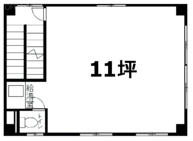 日本橋林ビル2F 間取り図