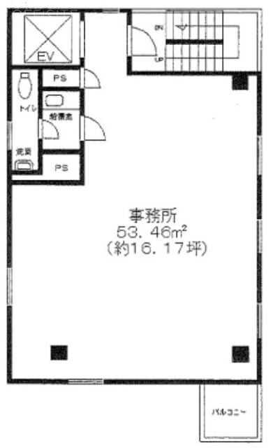 三田東門ビル7F 間取り図