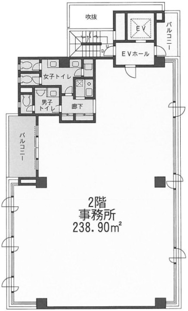 小杉ビル青葉台5F 間取り図