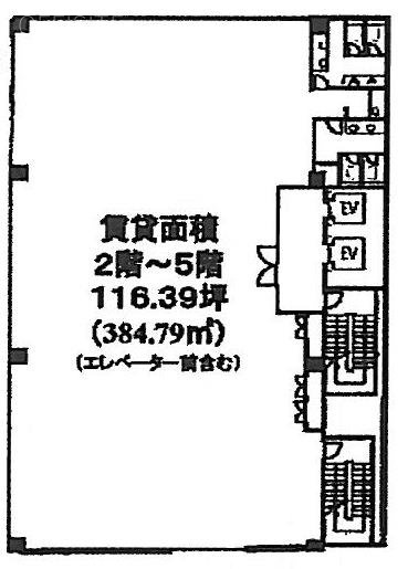 三田SSビル2F 間取り図
